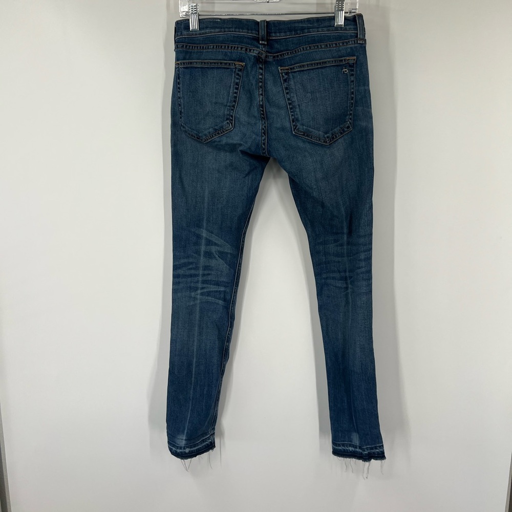 Rag & Bone Dre Low-Rise Slim Boyfriend Jeans in Coopers - Picture 5 of 9